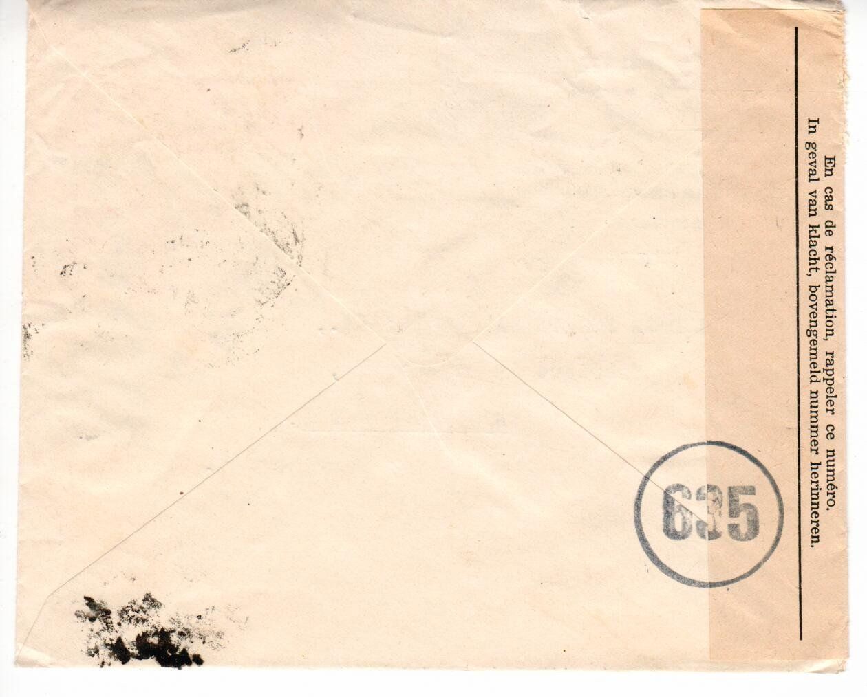 Alle Briefmarken: Zensurbrief Belgien – Gebraucht aus Wolhusen von Curver9 1