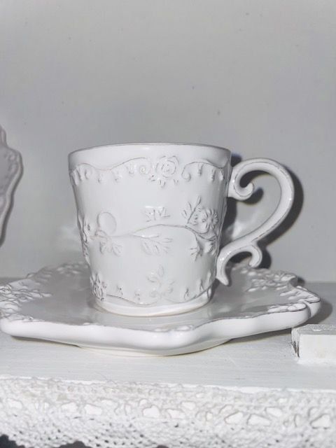 Set di piatti: Shabby Chic Kaffee Set mit Milchkanne – Nuovo (secondo la descrizione) da Fällanden venduto da LetiRobi 2