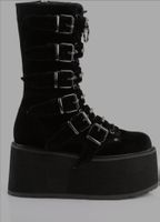 Demonia Women's Damned-225 Mid Calf Boot neu Gr.41 /US W 11
