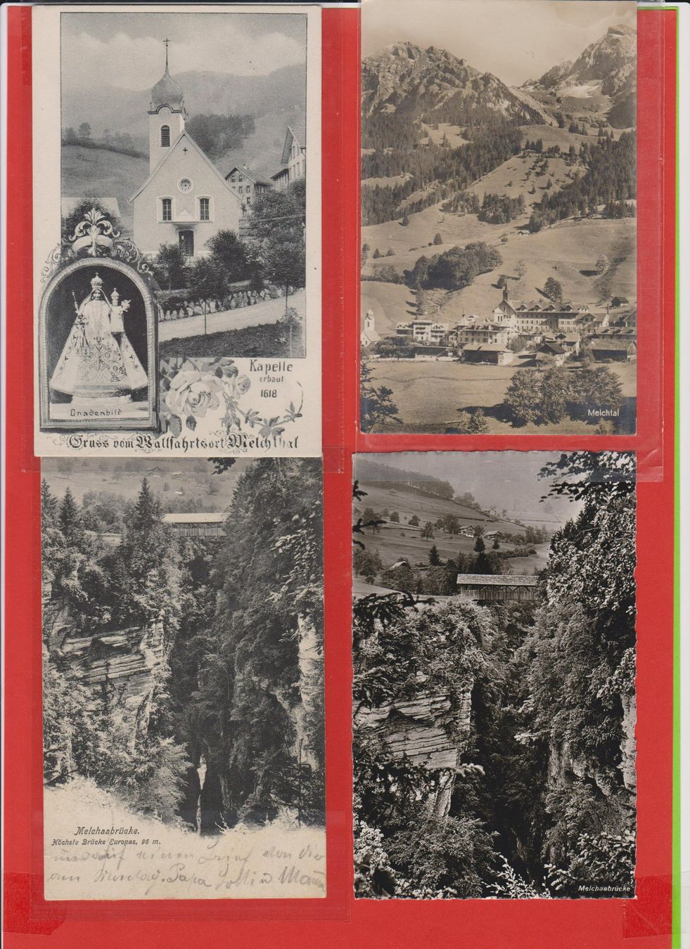 Cartoline postali: Melchtal  -  Lot von 23 alten Ansichtskarten ab 1900 – Usato da Vitznau venduto da Ropaku 8