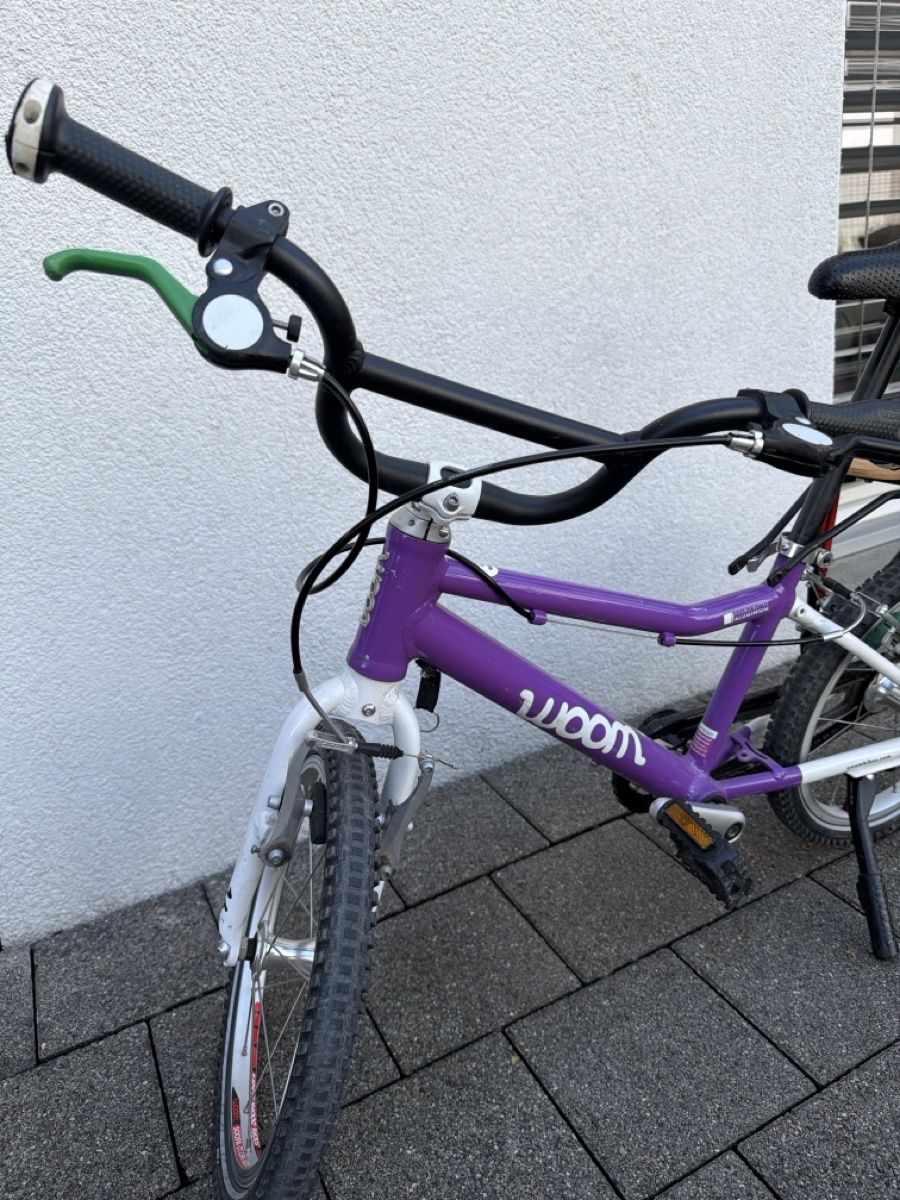 Woom Biciclette: Kinderfahrrad lila Grösse 16 gebraucht – Usato da Kreuzlingen venduto da baris.guendogdu 2