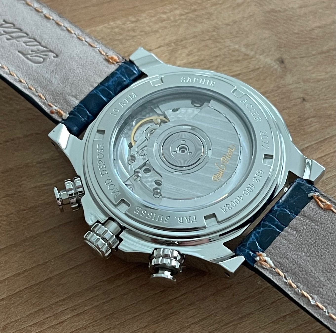 Paul Picot Uhren: Paul Picot Chrono Monza Automatic vollständig revidiert – Gebraucht aus Embrach von Canderau 7