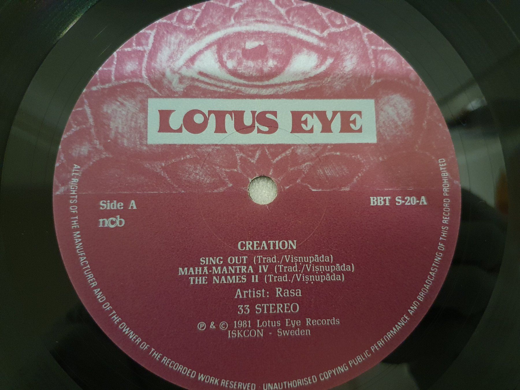 Schallplatten: Rasa – Creation (LP, Rock, Jazz) – Gebraucht aus Uster von Vinyl-Leidenschaft 3