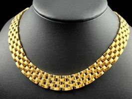 Cartier Maillon Panthère Collier 18k Gelbgold 40cm *S2364