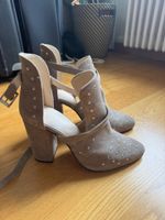 Suede Ankle Boots - Size 39