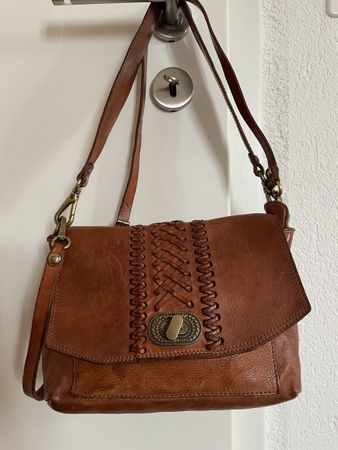 Sac à main Campomaggi en cuir marron 