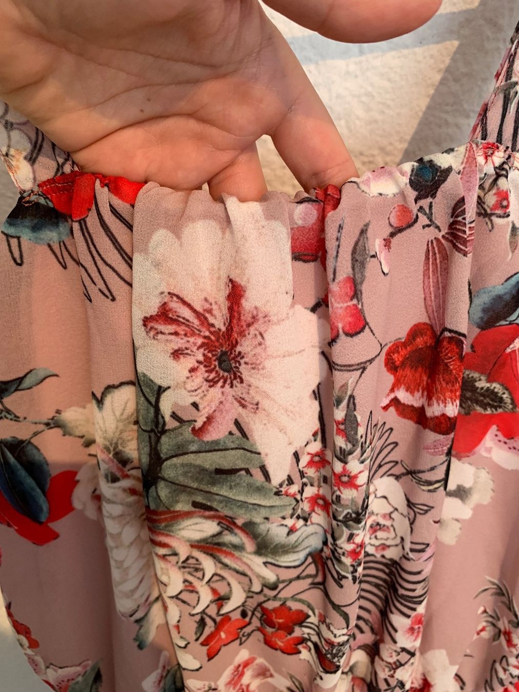 Vestiti: Maxikleid Blumen rosa Gr. M – Usato da Fislisbach venduto da KolibriSecondhand 4