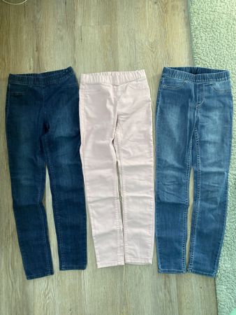 3x Jeggings 140 von H&M, wie neu