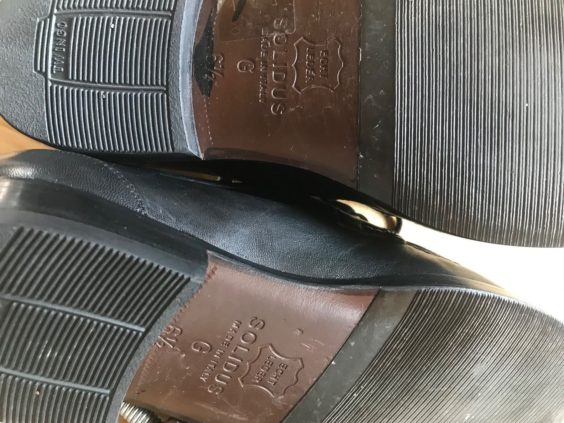 Herrenschuhe: Solidus Halbschuhe. Echt Leder – Gebraucht aus stäfa von brandy66 2