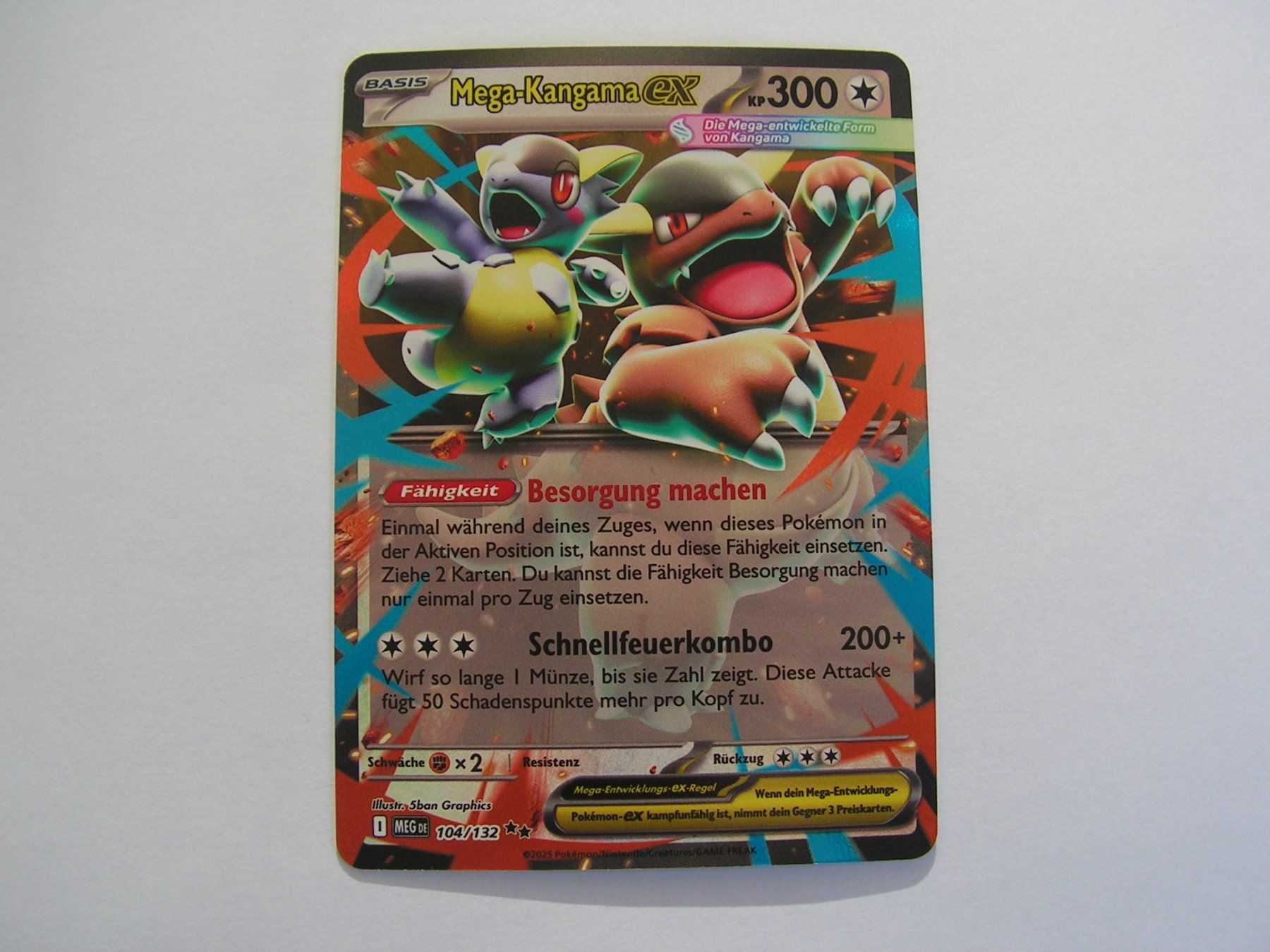 Pokémon Carte collezionabili: Mega-Kangama EX104 Mega-Entwicklung – Nuovo (secondo la descrizione) da Aesch BL venduto da Hansboeni 1