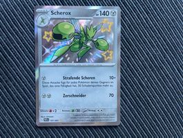Pokemon Scherox Shiny Paldean Fates near Mint