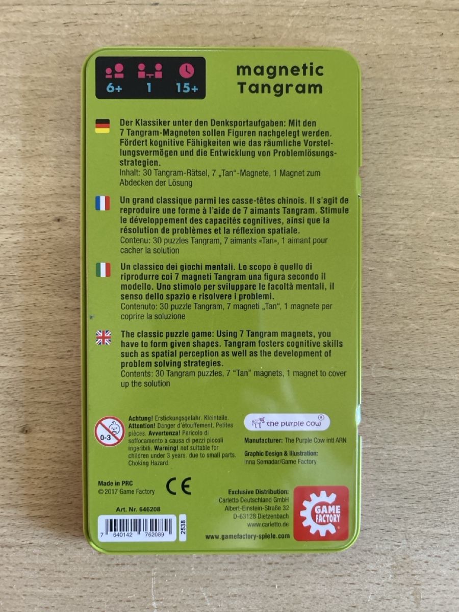 Jeux: Tangram – D'occasion à Bern par kuhnsi 2