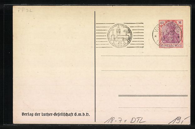 Cancelleria postale: Wittenberg, Deutscher Evangelischer Kirc – Usato da Berlin venduto da bartko-reher 1