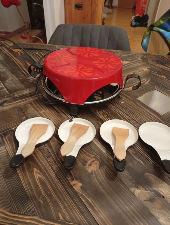 vintage Stöckli Raclette Ofen 4 Pfännli Swiss Made 70er (Gebraucht) in ...