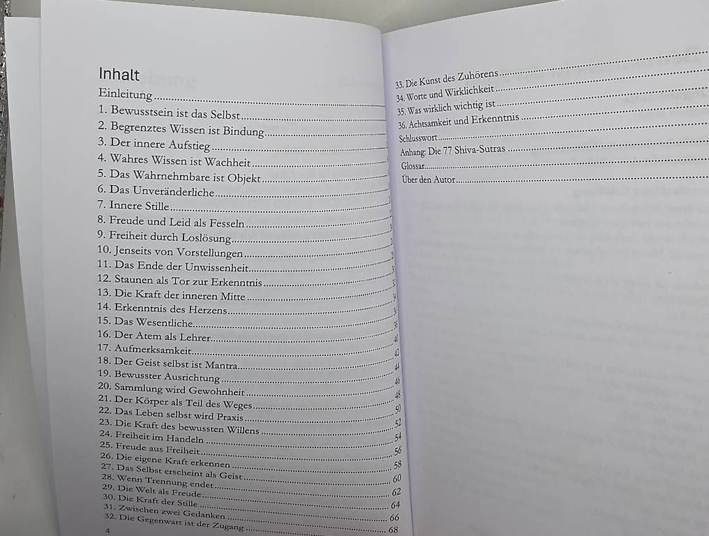 Libri: Die Shiva-Sutras  - Gebunde Ausgabe – Nuovo e nell'imballaggio originale da Basel venduto da Shankar 3