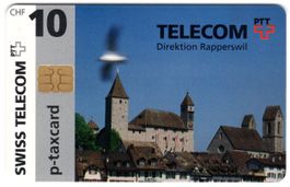10.- TELECOM Direktion Rapperswil - Chip Geschenk Taxcard