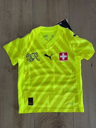 Schweiz Replica Kinder Torwarttrikot EM 2024 Gr. 116 NEU