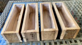 4 Pflanzen-Kistchen, wasserdicht, 35x10x10cm