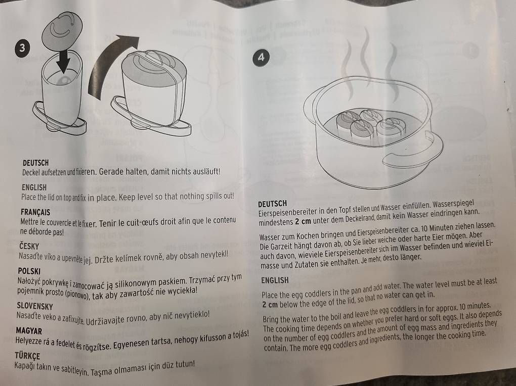 Elettrodomestici da cucina: Kochgläser für Eier von Tchibo – Usato da St. Gallen venduto da loveric 2
