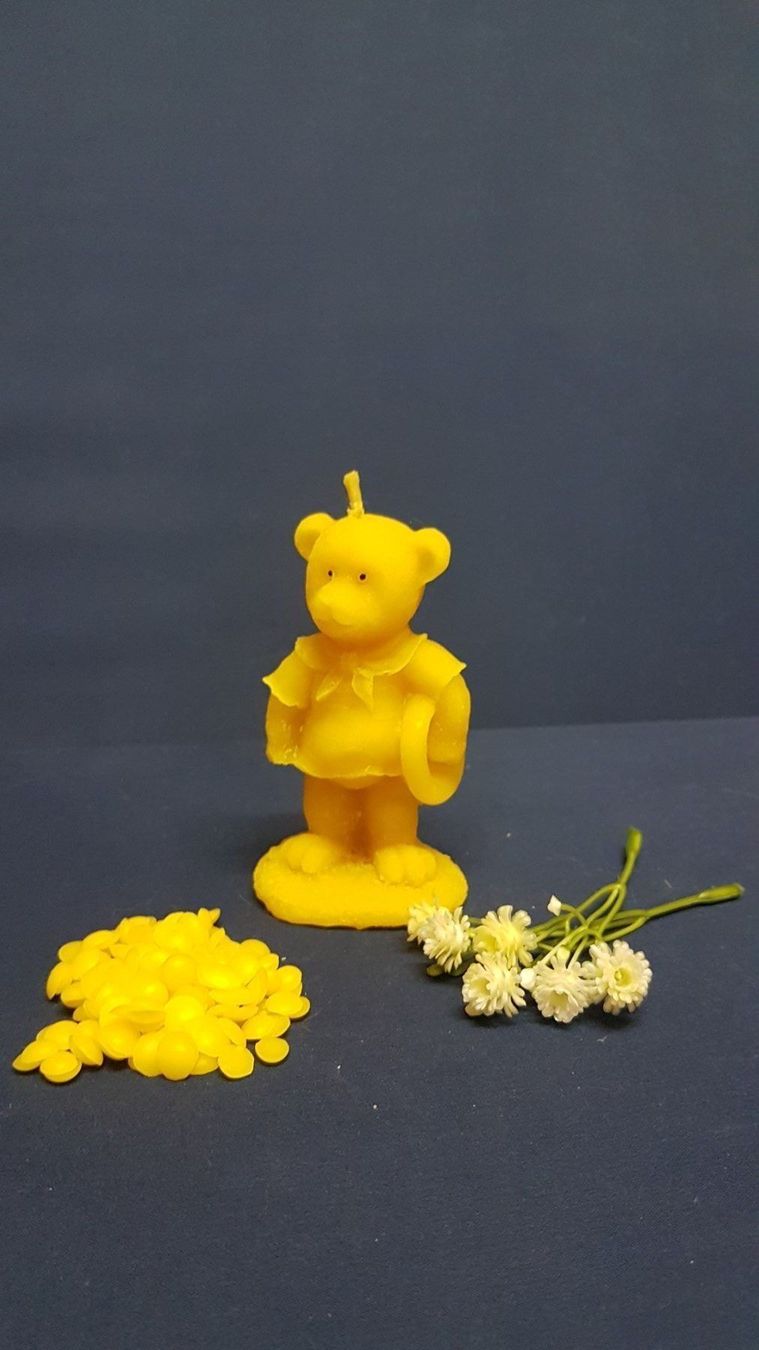 Candele: Bienenwachskerze, Bär – Nuovo (secondo la descrizione) da Jegenstorf venduto da pluesch94