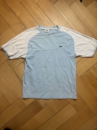 T-Shirt Lacoste Sport hellblau weiss 