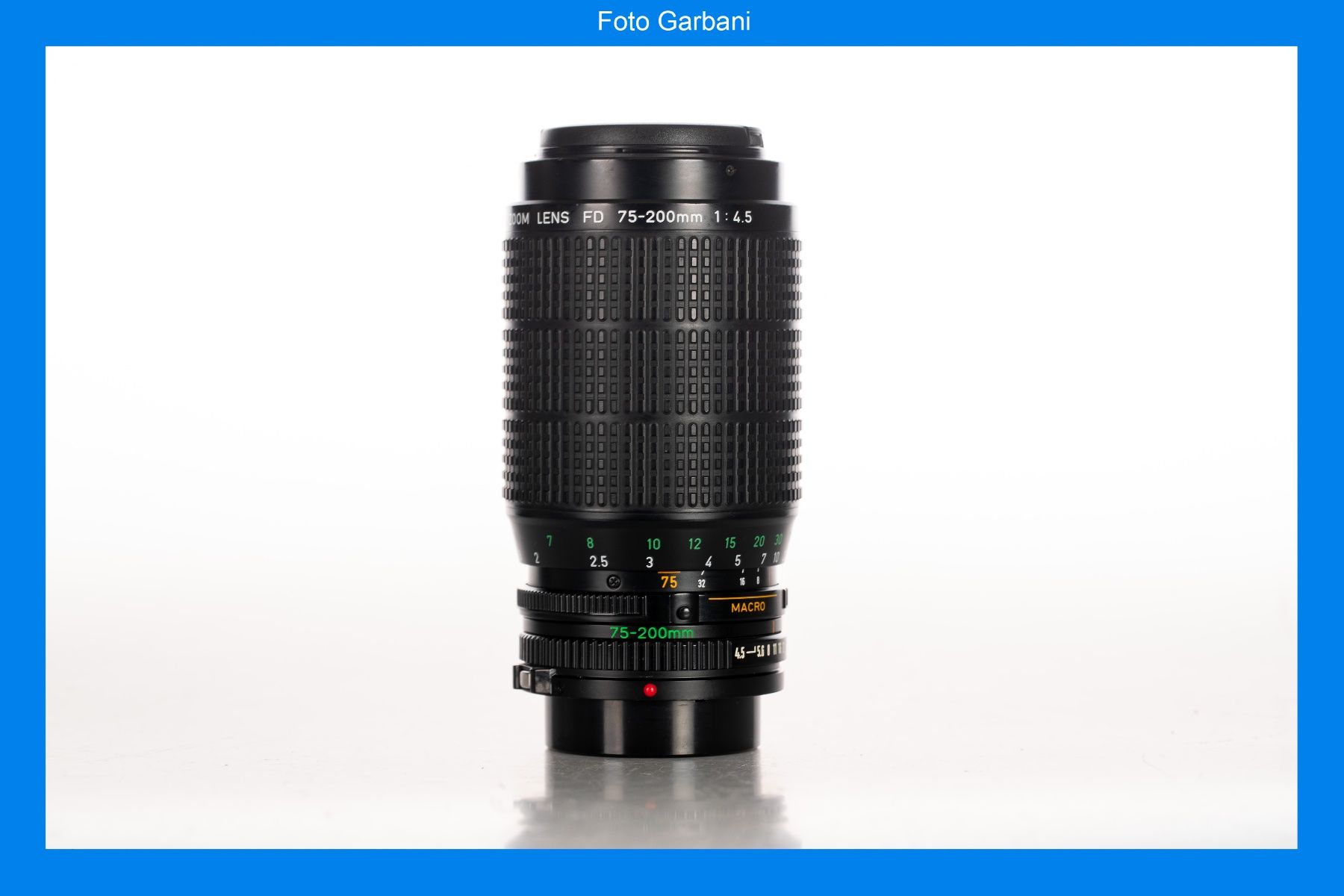 Canon Objectifs: Canon FD 75-200mm f4.5 – D'occasion à Muralto par FotoGarbani