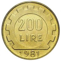200 Lire Italien 1981