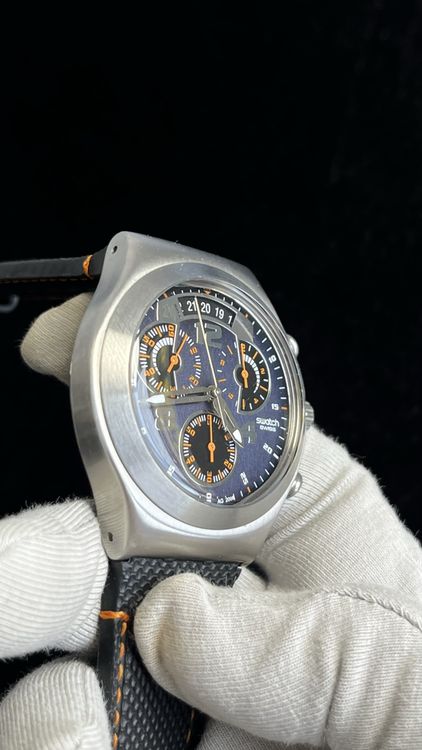 Swatch Montres: Swatch Chronograph Herrenuhr, Top Zustand, Seltenes Modell! – D'occasion à Grenchen par chththl 3