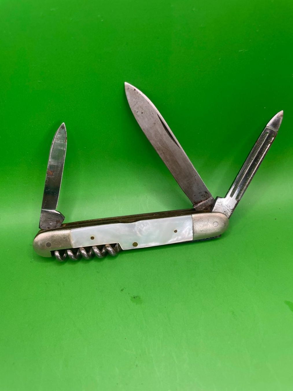 Coltelli tascabile: Taschenmesser mit Perlmutt Griffschalen  – Usato da Unterlangenegg venduto da can_rf8g 1