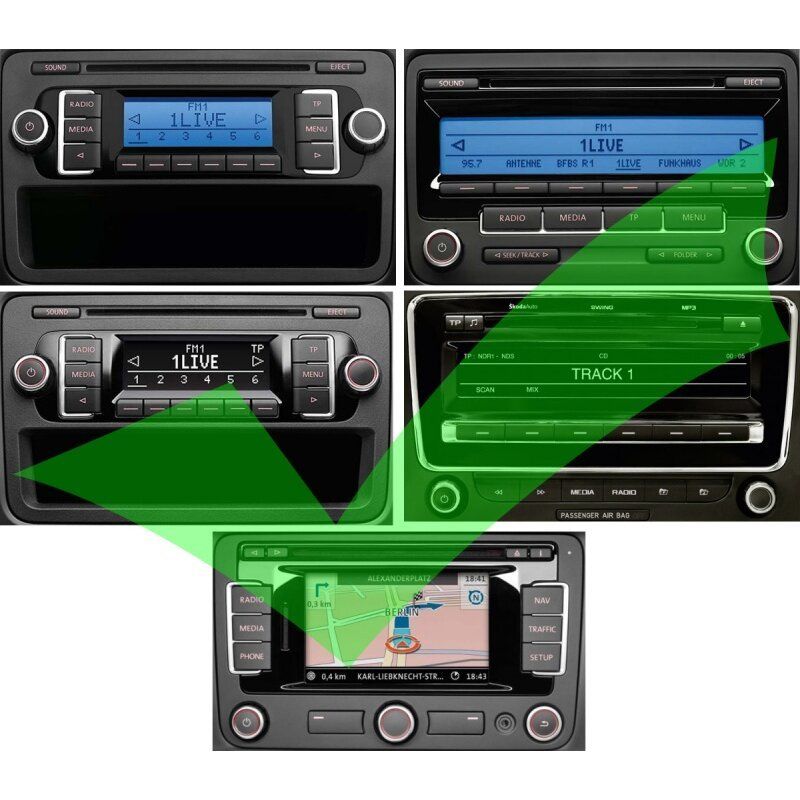 Lecteurs & Adaptateurs: Bluetooth Freisprechen VW Audi Skoda Adapter – Neuf avec emballage d'origine à Kreuzlingen par DealBlitz 1