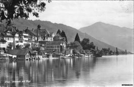 Zug // Altstadt mit Rigi 1956