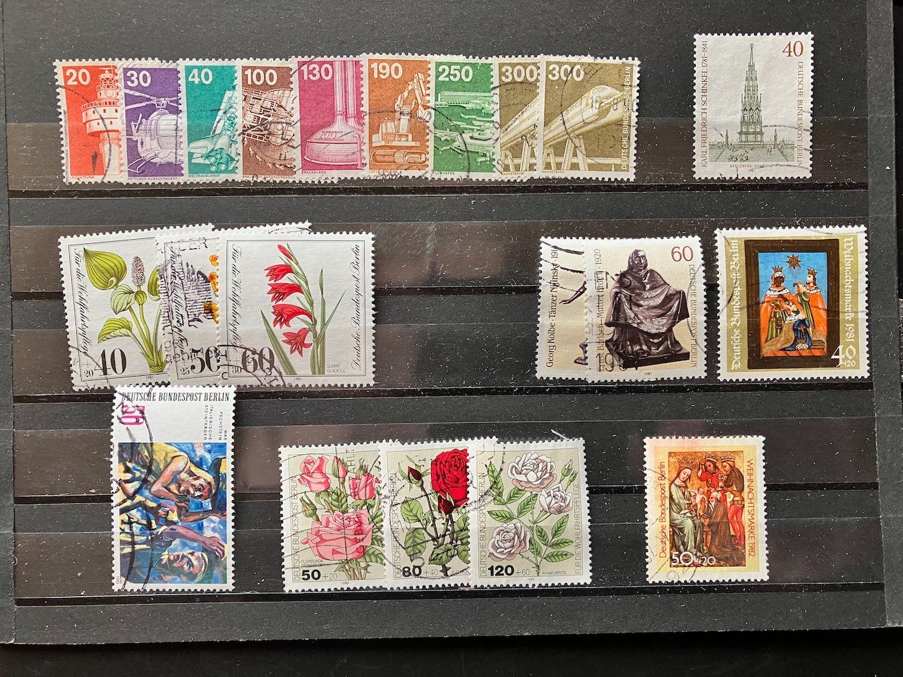 Tutti i francobolli: Lot Berlin postfrisch und gestempelt 1956-82 – Usato da Nesslau venduto da zueri6 2