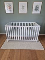 Mitwachsendes und höhenverstellbares Babybett LUNA 140x70cm
