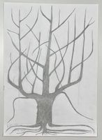Bleistift Zeichnung, der Baum, Nicolas C. Jaques (ID b3905)