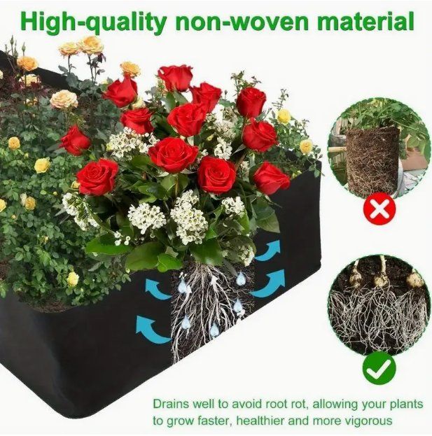Box contenitori: Große Garten Pflanzenbeet mit 4x Pflanztaschen – Nuovo e nell'imballaggio originale da Amriswil venduto da Ravinvida 2