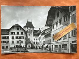 Alte Ansichtskarte von Willisau, Gasthof Schlüssel, top!