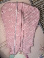 Baby sleeping bag pink floral
