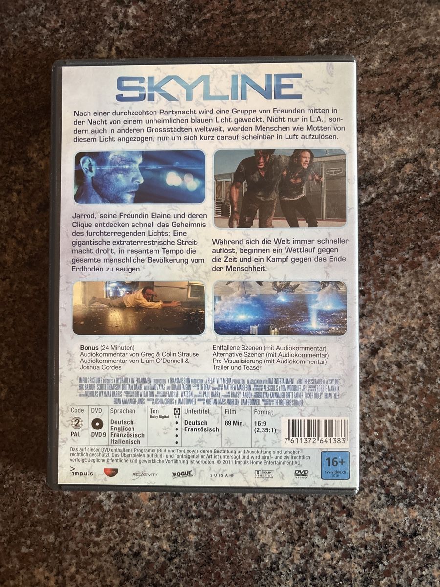 Tutti i DVDs: Skyline - DVD - Science Fiction - Action (2503) – Nuovo (secondo la descrizione) da Ruswil venduto da Slivio_ 1