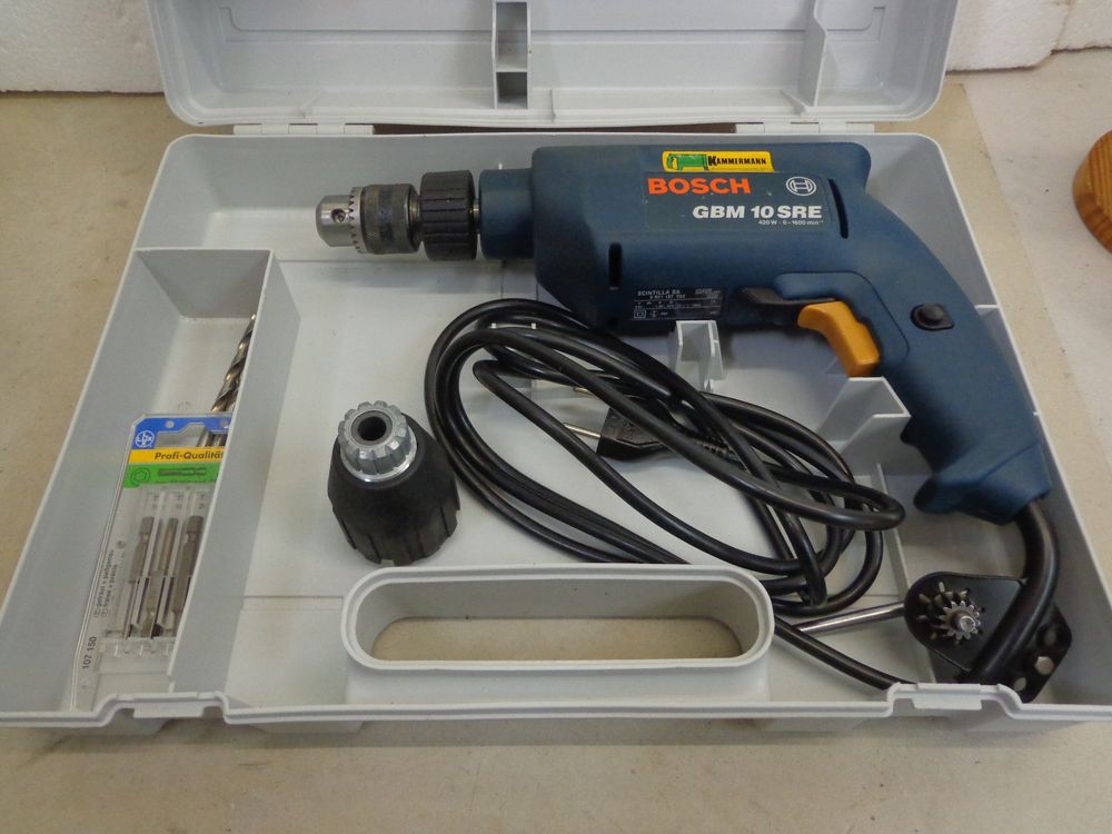 Schlagbohrmaschine Bosch GBM 10 SRE | Kaufen auf Ricardo