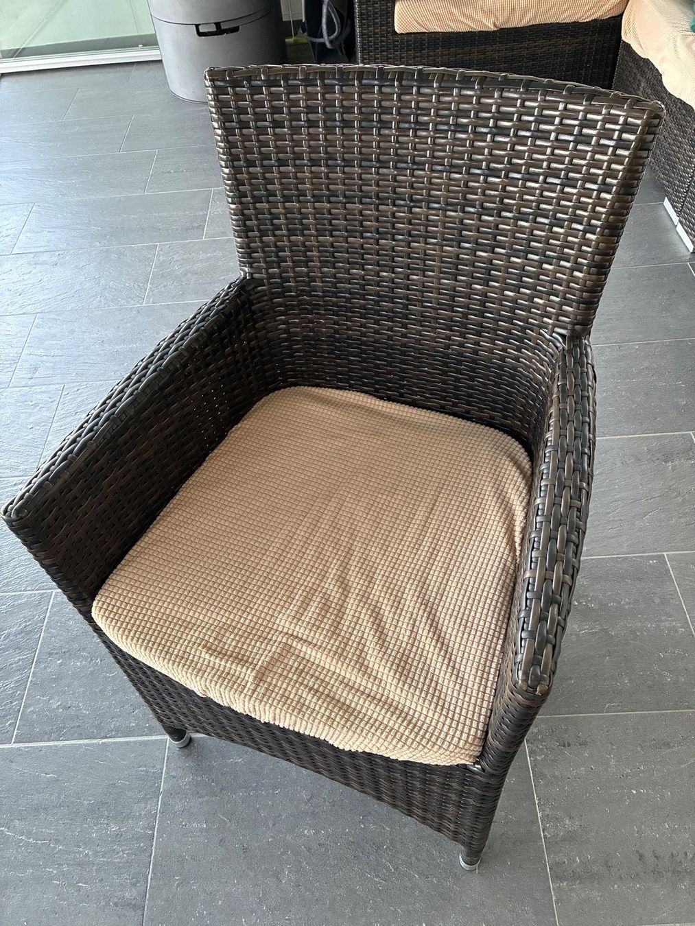 Stühle: Rattan Stühle / Gartenstühle 6 Stück – Gebraucht aus Hünenberg See von BoAr 3