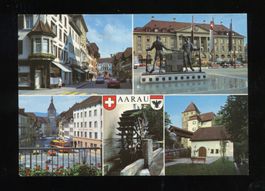 Aarau, 5-Bild-AK