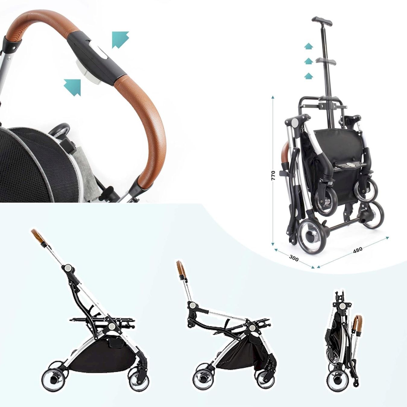 Käfige, Transport & Sicherheit: Fudajo 2in1 Hundewagen Grau – Neu und originalverpackt aus Bottighofen von zaap 5