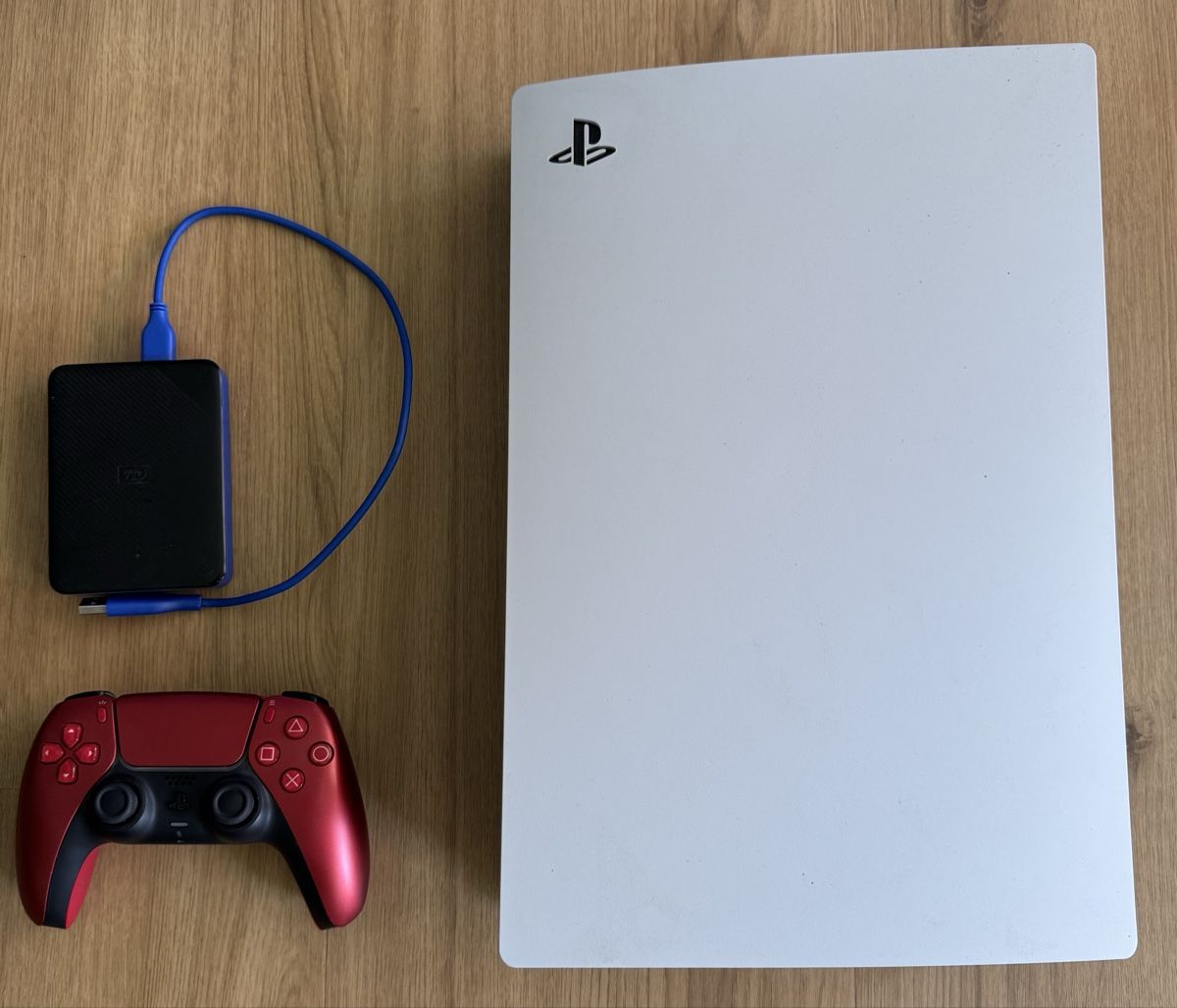 Sony Konsolen: PlayStation 5 Disc Edition + 38 Spiele + externe Festplatte – Gebraucht aus Rain von Migu30