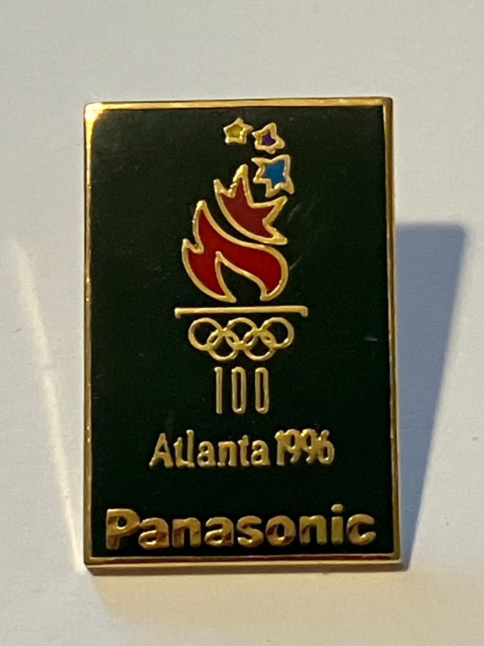 Placchette & Badge: Pin Atlanta 1996 Panasonic – Usato da Basel venduto da djwwpp