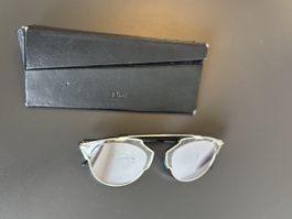 Dior Sonnenbrille Damen Silber