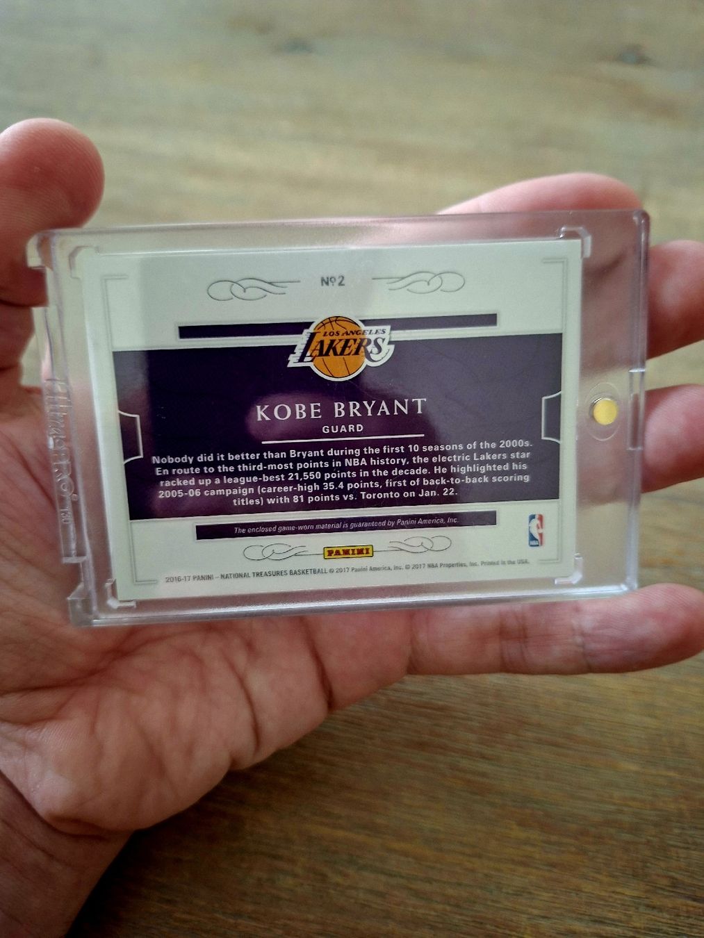 Nba Sammelbilder & Trading cards: KOBE BRYANT GAME-WORN – Neu (gemäss Beschreibung) aus Dietikon von tel_5nn5 2