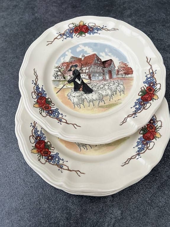Teller: Dessertteller "OBERNAI" 5Stück NEU – Gebraucht aus Saland von Marejo 2