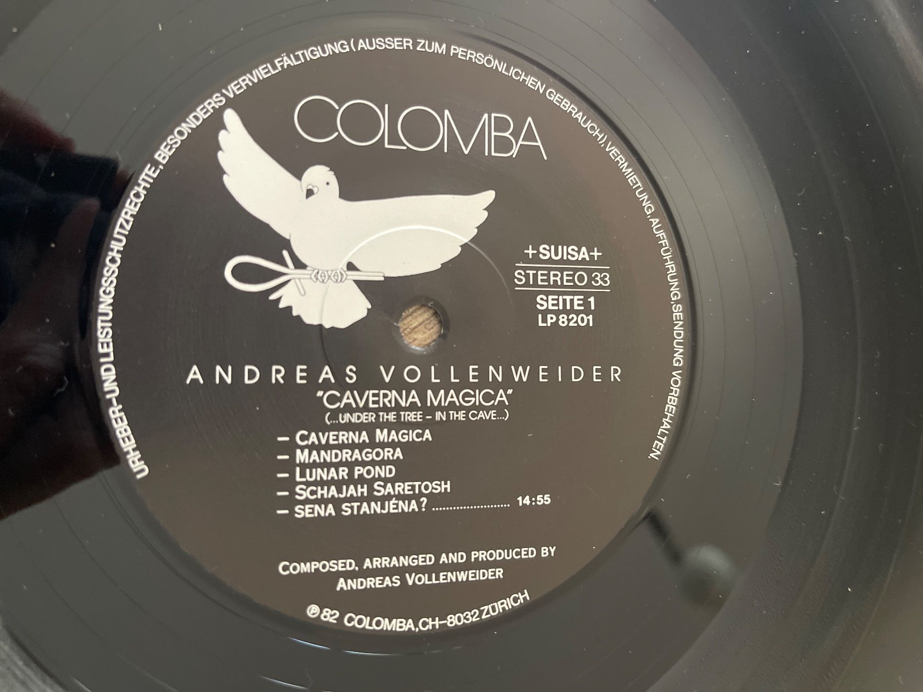 Schallplatten: A711/ANDREAS VOLLENWEIDER - Caverna Magica – Gebraucht aus Frutigen von Philippe_jsp 2