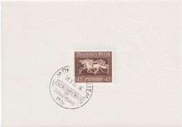 Deutsches Reich 1936, München Riem Block gestempelt