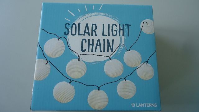 Ghirlande e barre luminose: Solar Lichterkette 10 Laternen weiss neu – Nuovo e nell'imballaggio originale da Ergisch venduto da Baluna24